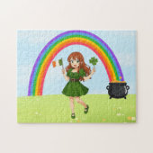 Puzzle Joli anime roux Saint Patrick (Horizontal)