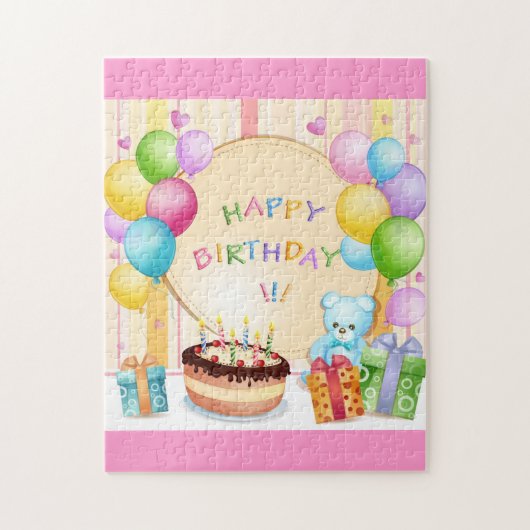 Puzzle Joli anniversaire (Vertical)