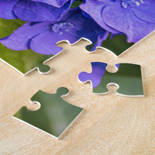 Puzzle Joli bleu violet d'été Hydrangeas (Côté)