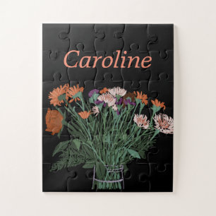 Puzzle Joli Bouquet De Fleur De Printemps Coloré Pour Ell