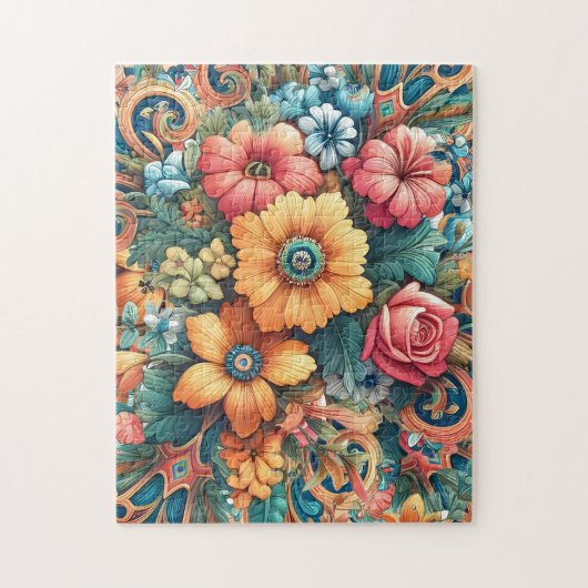 Puzzle Joli Bouquet de Fleurs (Vertical)