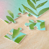 Puzzle Joli Chat Citrouille Coloré (Côté)