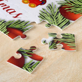 Puzzle Joli Chat de Noël pour Enfants (Côté)