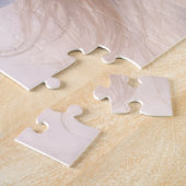 Puzzle Joli Cheval Blanc dans les Vacances de Neige (Côté)