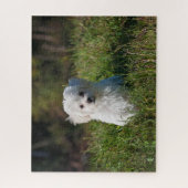 Puzzle Joli chiot blanc (Vertical)