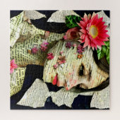 Puzzle Joli collage d'art féminin (Horizontal)