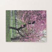 Puzzle Joli dans Pink Cherry Blossom Tree New York (Horizontal)