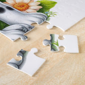 Puzzle Joli(e) ami(e) dalmate/papillon (Côté)