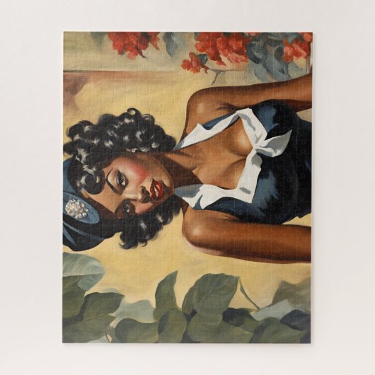 Puzzle Joli en bleu (Vertical)