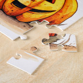 Puzzle Joli Épouvantail d'Automne (Côté)