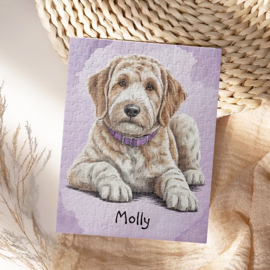 Puzzle Joli Goldendoodle personnalisé
