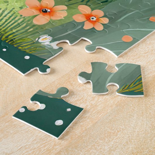 Puzzle Joli Hérisson dans la forêt enchantée (Côté)