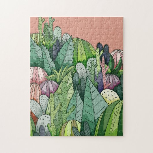 Puzzle Joli jardin de Cactus (Vertical)