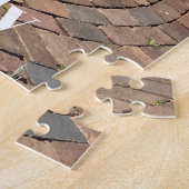 Puzzle Joli jardin gazebo blanc (Côté)