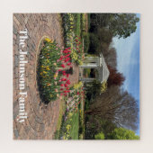 Puzzle Joli jardin gazebo blanc (Horizontal)