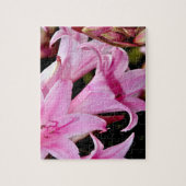 Puzzle Joli lys roses (Vertical)