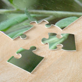 Puzzle Joli monarque papillon rose floral photo (Côté)