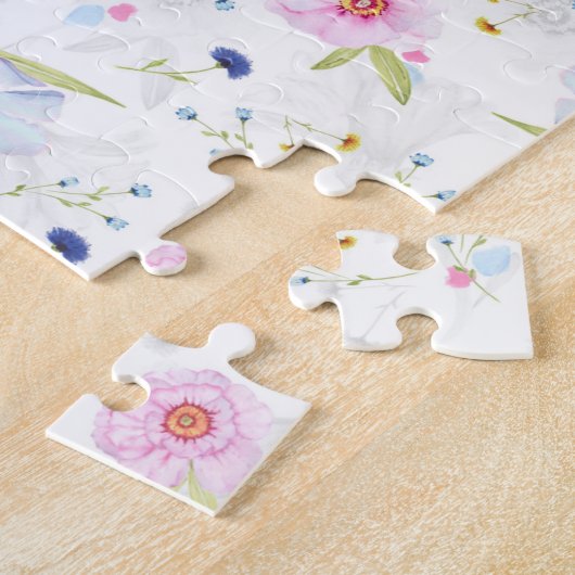 Puzzle Joli motif floral (Côté)