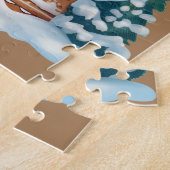 Puzzle Joli Noël Gingerbread Maison (Côté)