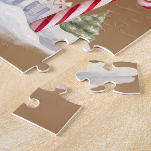 Puzzle Joli Noël Gingerbread Maison (Côté)