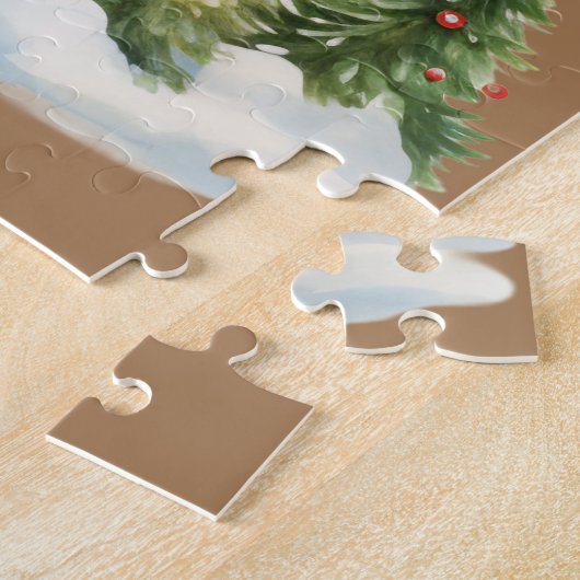 Puzzle Joli Noël Gingerbread Maison (Côté)