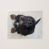 Puzzle Joli noir Dachshund Chien Chien Chien Chien Chien  (Horizontal)