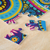 Puzzle Joli Paisley Coloré Floral (Côté)