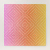 Puzzle Joli Pastel Hypnotique Diamant Moderne Pop Art (Horizontal)