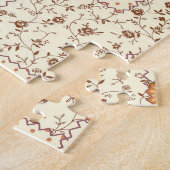 Puzzle Joli Patchwork Floral Conception transparente (Côté)
