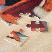 Puzzle Joli Pin-up Rétro d'Hiver (Côté)