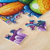 Puzzle Joli Pug Hippie (Côté)