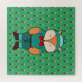 Puzzle Joli renard vert (Horizontal)