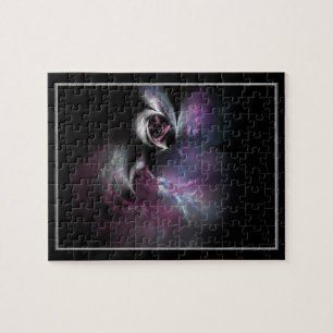 Puzzle Joli Rose Rose Fractale