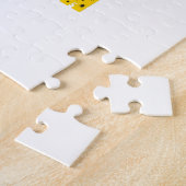 Puzzle Joli violet et jaune Hakuna Matata bébé enfants G (Côté)