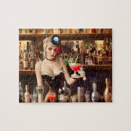 Puzzle Jolie barmaid (Horizontal)