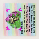 PUZZLE JOLIE BOUTTERFLY JEREMIAH 29:11 (Horizontal)