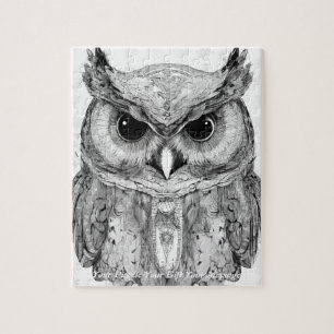 Puzzle Jolie Chouette Boho