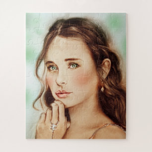 Puzzle Jolie Dame Classique, Belle Femme Art Vintage