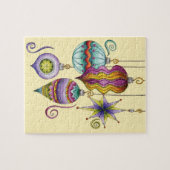 Puzzle Jolie décoration de Noël, élégante et fantaisie (Horizontal)