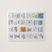 Puzzle Jolie écriture enfants mémoire verset de la bible (Horizontal)