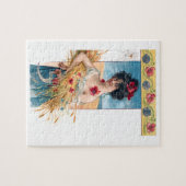 Puzzle Jolie fermière Vintage (Horizontal)