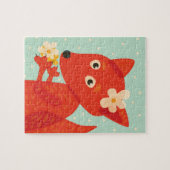 Puzzle Jolie fille Fox Cartoon (Horizontal)