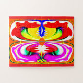 Puzzle Jolie fleur papillon (Horizontal)