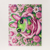 Puzzle Jolie grenouille de printemps (Vertical)
