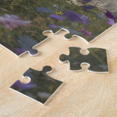 Puzzle Jolie licorne, château et arc-en-ciel (Côté)