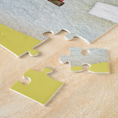 Puzzle Jolie monogramme couleur aquarelle voitures dans l (Côté)