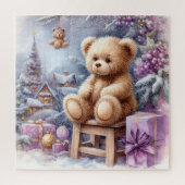 Puzzle Jolie Ours En Teddy Noël (Vertical)