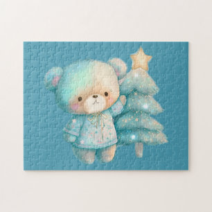 Puzzle Jolie Ours et Noël