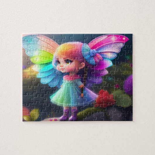 Puzzle Jolie Petite Fée Colorée Mignonne (Horizontal)