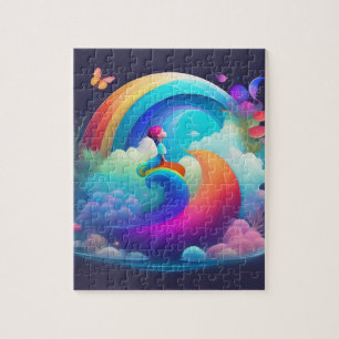 Puzzle Jolie Petite Sirène Colorée Mignonne